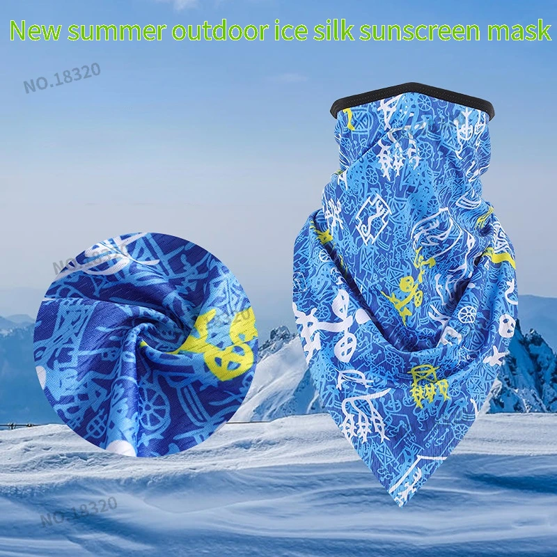 New summer outdoor ice silk sunscreen mask cycling triangle scarf breathable print scarf cover sports headband for men and women
New summer outdoor ice silk sunscreen mask cycling triangle scarf breathable print scarf cover sports headband for men and women