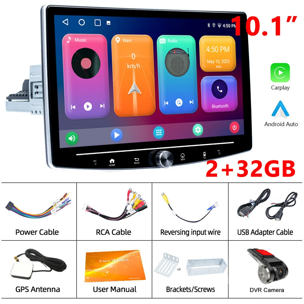 Автомагнитола 1 din, 10,1 дюйма, 2 + 64 ГБ, сенсорный экран, универсальный автомобильный мультимедийный плеер на платформе Android с зеркальным соединением, GPS, Wi-Fi, DSP, FM, автомобильная стереосистема
Автомагнитола 1 din, 10,1 дюйма, 2 + 64 ГБ, сенсорный экран, универсальный автомобильный мультимедийный плеер на платформе Android с зеркальным соединением, GPS, Wi-Fi, DSP, FM, автомобильная стереосистема