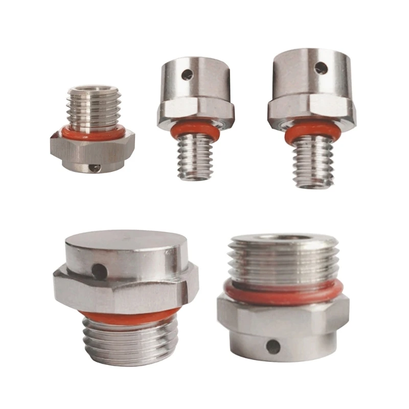 

Stainless Steel Waterproof Air Vent Valves M5 M-6 M12 M16 M20 Screw In Protective Vent Plug Metal Breathers Vent Valves R2LC