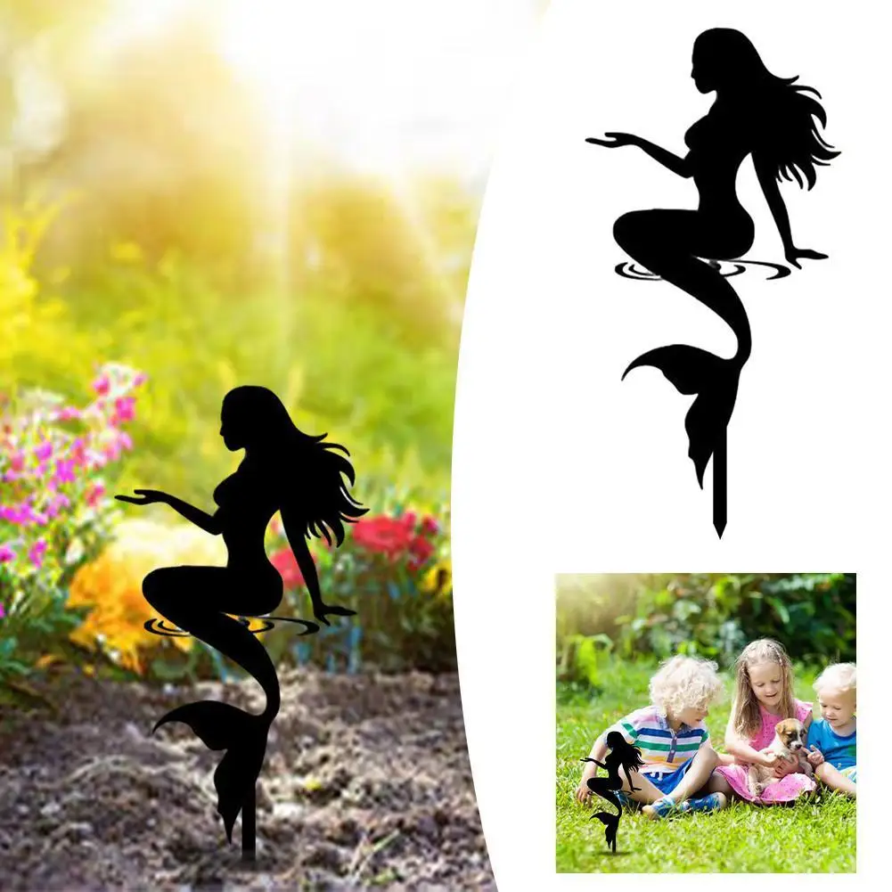 Металлическое украшение для сада и пола «русалка» 
Металлическое украшение для сада и пола «русалка»