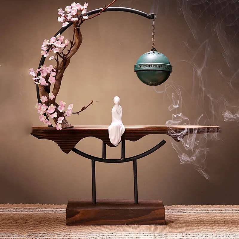 Metal Backflow Incense Burner Garden Diffuser Best Seller Wholesale Incense Burner Flavoring Home Encensoir Living Room Decor
Metal Backflow Incense Burner Garden Diffuser Best Seller Wholesale Incense Burner Flavoring Home Encensoir Living Room Decor