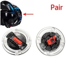 2pcs Motorcycle Motorbike Helmet Round Attachment Clips Visor Screws For Sun Visor Fixing For L FF396/370/386/394/385/387/569