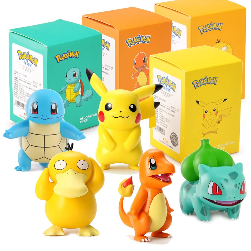 Original Pokemon Figures Toys Cartoon Pokémon Pikachu Squirtle Charmander Psyduck Purin Anime Model Toys Kids Birthday Gift
Original Pokemon Figures Toys Cartoon Pokémon Pikachu Squirtle Charmander Psyduck Purin Anime Model Toys Kids Birthday Gift