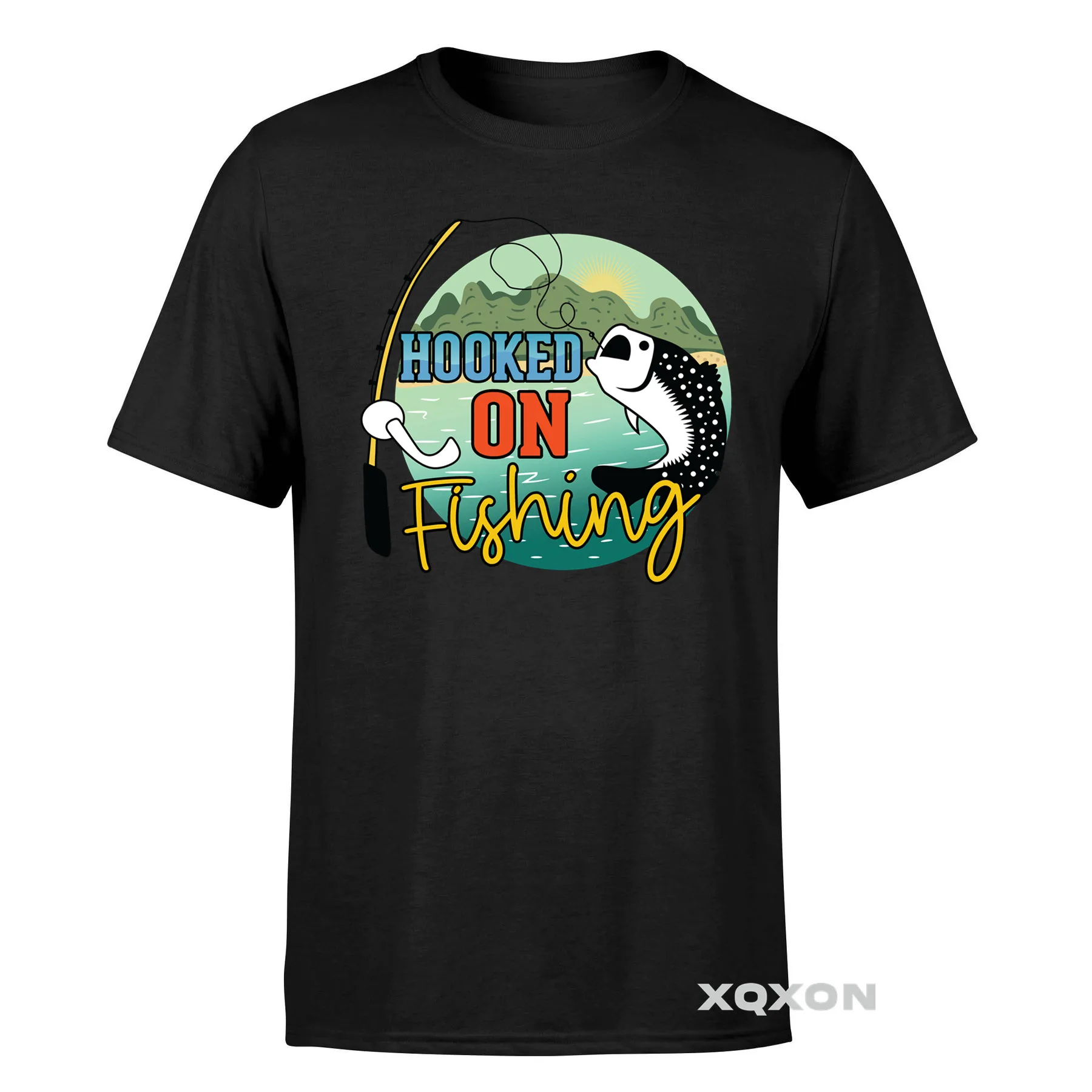 Лидер продаж, Высококачественная хлопковая Футболка с крючком для рыбалки для мужчин, лето 2022, Мужская футболка с коротким рукавом, топы, му... 
Лидер продаж, Высококачественная хлопковая Футболка с крючком для рыбалки для мужчин, лето 2022, Мужская футболка с коротким рукавом, топы, му...