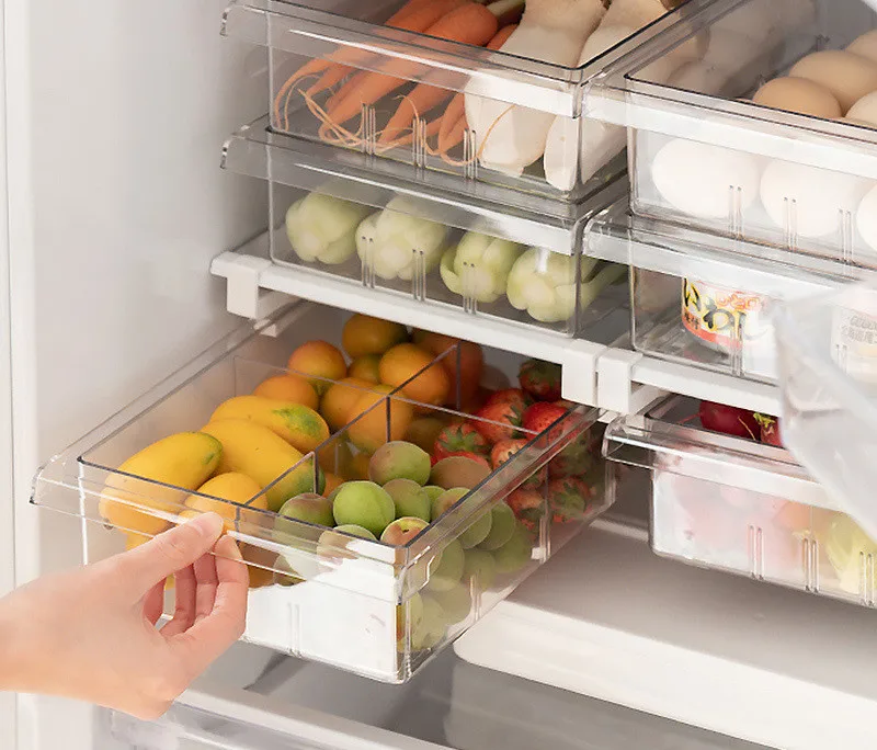 Refrigerator Drawer Storage Box, Household Multifunctional Drain Frozen Food Preservation Box, Stacked Storage Box
Refrigerator Drawer Storage Box, Household Multifunctional Drain Frozen Food Preservation Box, Stacked Storage Box