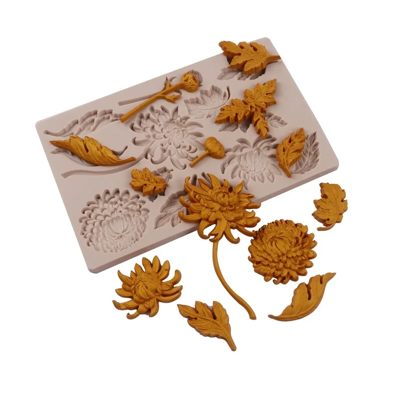Rose Chrysanthemum Silicone Mold Fondant Biscuit Candy Chocolate Mould Epoxy Resin Molds DIY Homemade Cake Decorate Kitchen Tool
Rose Chrysanthemum Silicone Mold Fondant Biscuit Candy Chocolate Mould Epoxy Resin Molds DIY Homemade Cake Decorate Kitchen Tool