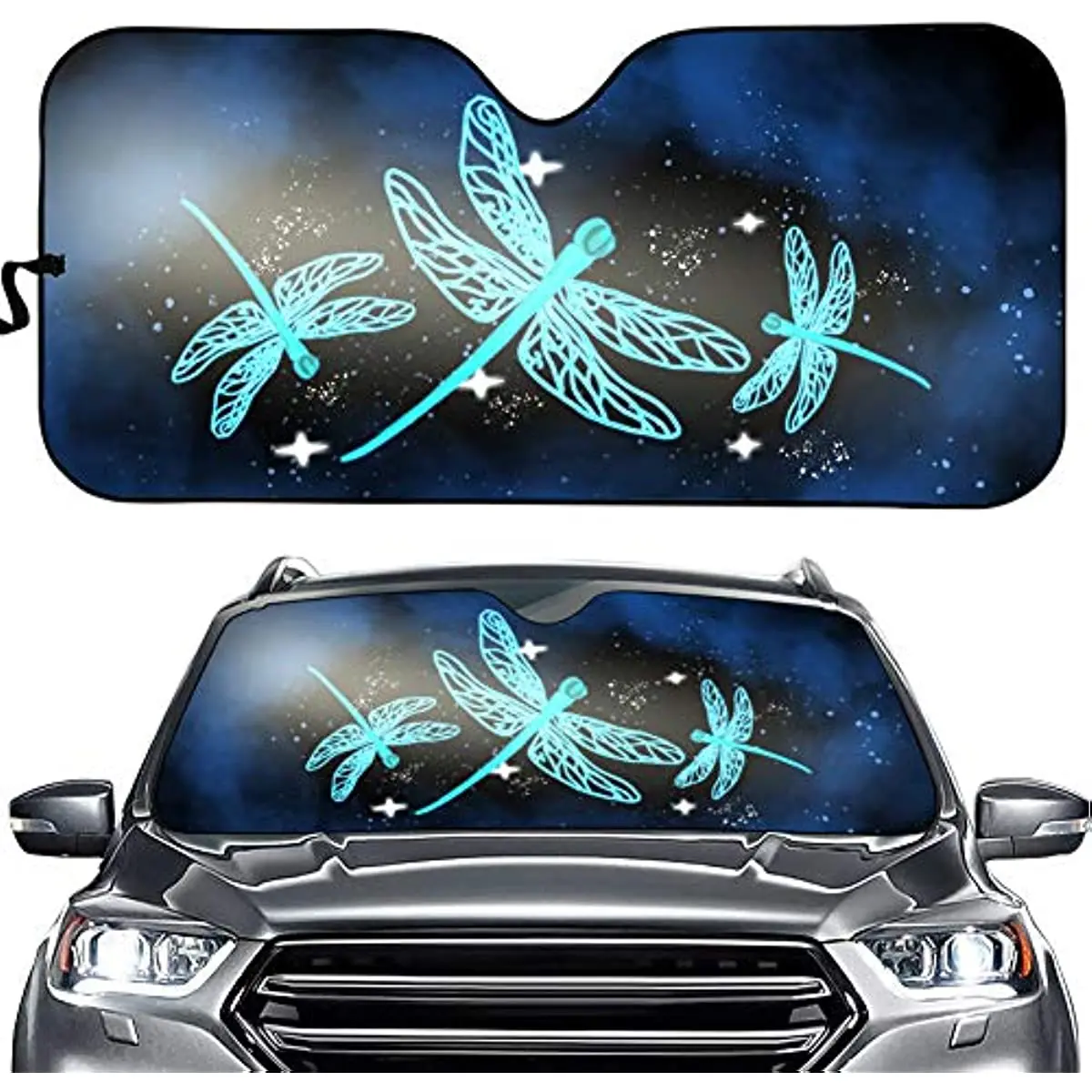 Dragonfly Car Windshield Sun Shade Accordian Outside UV Protective Sunshade
Dragonfly Car Windshield Sun Shade Accordian Outside UV Protective Sunshade