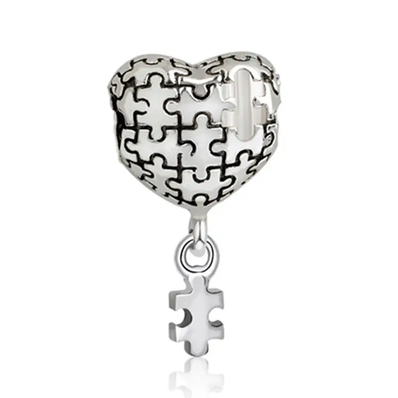 1Pcs New Cute Puzzle Heart Pendant DIY Beads Suitable for Original Pandora Charm Bracelet Ladies Jewelry Making Gifts
1Pcs New Cute Puzzle Heart Pendant DIY Beads Suitable for Original Pandora Charm Bracelet Ladies Jewelry Making Gifts