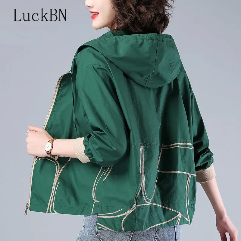 Embroidered Cotton Jacket Women Clothing 2022 Spring Autumn New Loose Hooded Jacket Fashion Casual Top Women chamarras de mujer
Embroidered Cotton Jacket Women Clothing 2022 Spring Autumn New Loose Hooded Jacket Fashion Casual Top Women chamarras de mujer