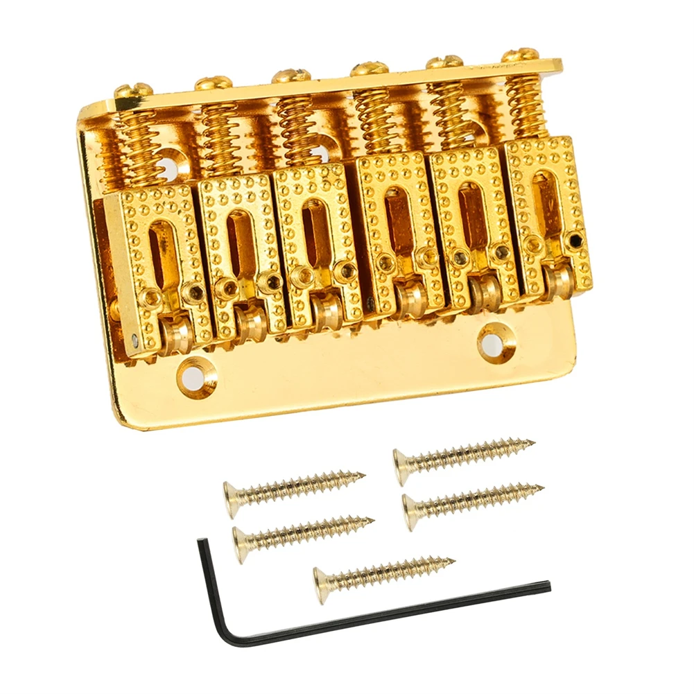 6 String 65MM Electric Guitar Fixed Roller Saddle Metal Fixed Hardtail Saddle Bridge Top Load Guitar Tailpiece Saddle
6 String 65MM Electric Guitar Fixed Roller Saddle Metal Fixed Hardtail Saddle Bridge Top Load Guitar Tailpiece Saddle