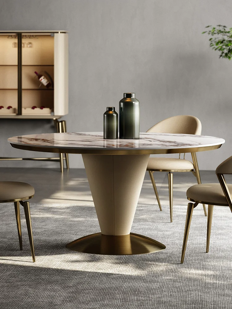 Italian minimalist table modern minimalism 2022 designer round table household network celebrity ins style 
Italian minimalist table modern minimalism 2022 designer round table household network celebrity ins style