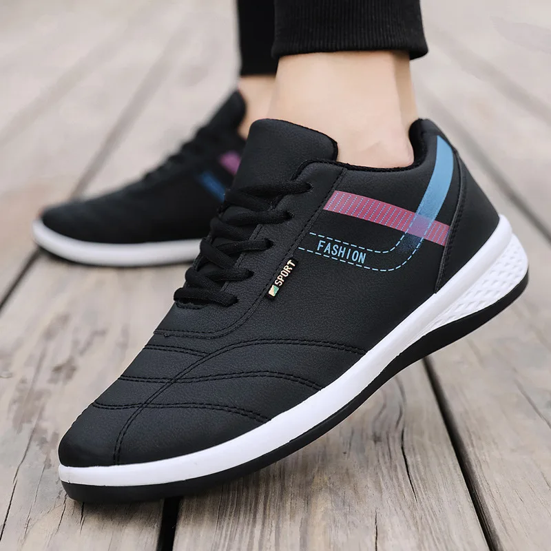 Men Casual Shoes PU Leather Waterproof Running Shoes Spring Autumn Comfort Lightweight Lace-up Male Sneakers Zapatos De Hombre
Men Casual Shoes PU Leather Waterproof Running Shoes Spring Autumn Comfort Lightweight Lace-up Male Sneakers Zapatos De Hombre