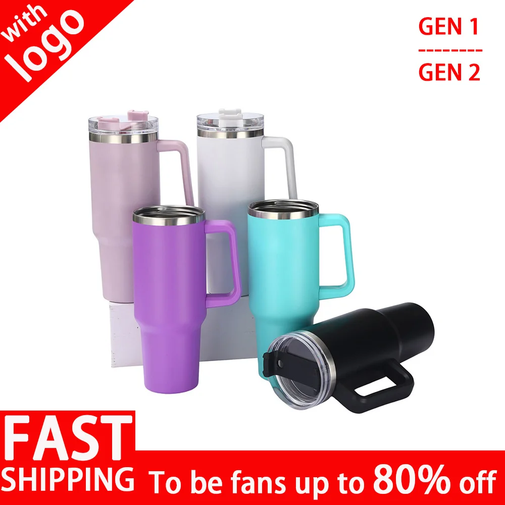 40 Oz Stainless Steel Tumbler with Handle and Straw Beer Cup Car Travel Outdoor Water Hot And Cold Keeper Thermos with Logo
40 Oz Stainless Steel Tumbler with Handle and Straw Beer Cup Car Travel Outdoor Water Hot And Cold Keeper Thermos with Logo