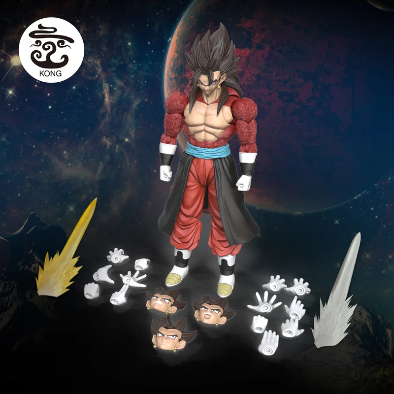 Оригинальная студийная экшн-фигурка Kong Studio DRAGON BALL SHF Super Saiyan 4 Vegetto 1/12, подарки с орнаментом
Оригинальная студийная экшн-фигурка Kong Studio DRAGON BALL SHF Super Saiyan 4 Vegetto 1/12, подарки с орнаментом