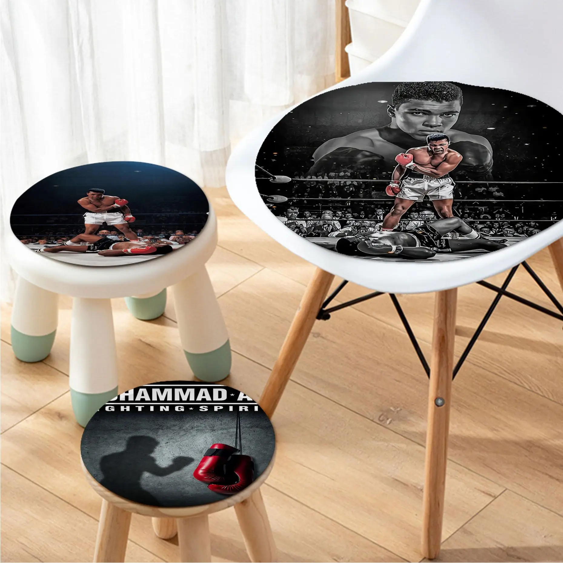 Boxer Muhammad Ali Square Dining Chair Cushion Circular Decoration Seat For Office Desk Buttocks Pad
Boxer Muhammad Ali Square Dining Chair Cushion Circular Decoration Seat For Office Desk Buttocks Pad