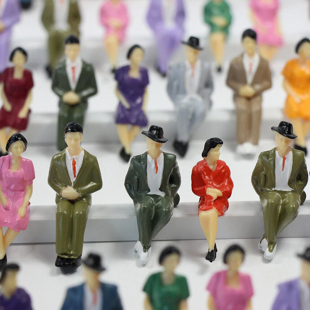 48Pcs Model People Sitting Figures Scale 1:32 Model Figures People Track Painted Miniature Figures For Park Building Landscape
48Pcs Model People Sitting Figures Scale 1:32 Model Figures People Track Painted Miniature Figures For Park Building Landscape