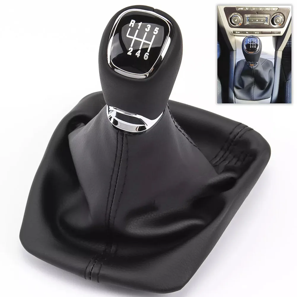 6-скоростная ручка переключения передач кожаная для Octavia II Hatchback 1Z3 Combi 1Z5 2004-2013