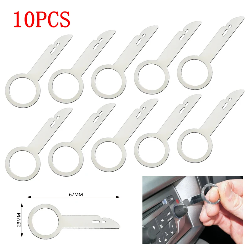 10PCS Car Radio Removal Tools Stereo Key Release Pin Head Unit Audio Practical Appliance Extraction Auto Disassembly Accessories
10PCS Car Radio Removal Tools Stereo Key Release Pin Head Unit Audio Practical Appliance Extraction Auto Disassembly Accessories