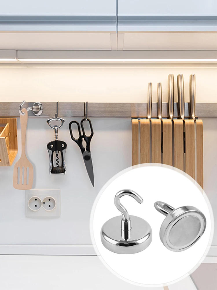 4Pcs Strong Magnetic Hooks Heavy Duty Wall Hooks Home Kitchen Bar Storage Organization For Hanger Key Coat Cup Hanging Hanger
4Pcs Strong Magnetic Hooks Heavy Duty Wall Hooks Home Kitchen Bar Storage Organization For Hanger Key Coat Cup Hanging Hanger