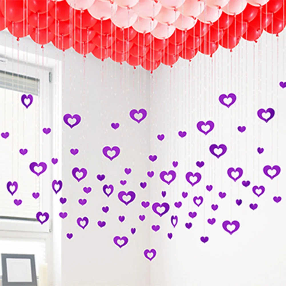 Romantic Red Heart Garland Valentines Day Mariage Wedding Decoration Diy Bedroom Hanging String Room Decor Love 
Romantic Red Heart Garland Valentines Day Mariage Wedding Decoration Diy Bedroom Hanging String Room Decor Love