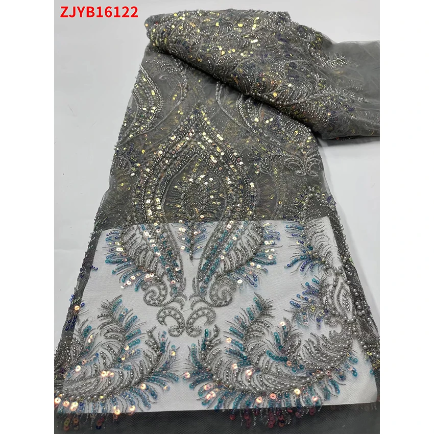 High End African French Lace Tube bead embroidery Cloth Distinctive Nigerian Tulle Fine Sequins Textiles ZJYB16122
High End African French Lace Tube bead embroidery Cloth Distinctive Nigerian Tulle Fine Sequins Textiles ZJYB16122
