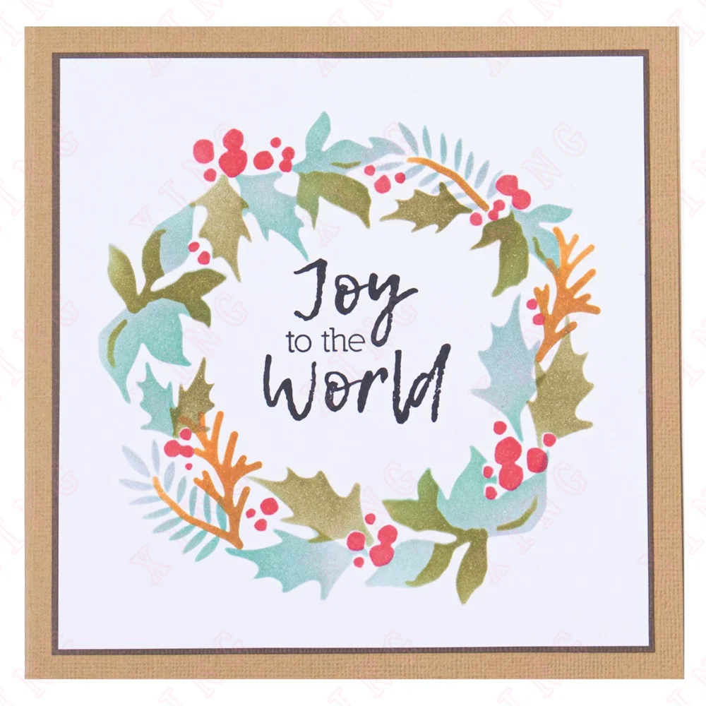 Newest Painting Scrapbook Coloring Embossing Album Decorative Template Diy Layering Stencil Holly Wreath Craft Handmade Cut Dies
Newest Painting Scrapbook Coloring Embossing Album Decorative Template Diy Layering Stencil Holly Wreath Craft Handmade Cut Dies