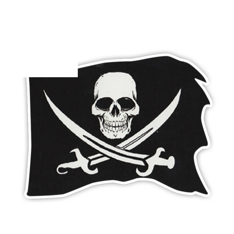 Funny Stickers Pirate Flag Skull Sword Decal Cover Scratches Car Decoration Supplies Color Can Be Customized, 13cm * 9cm
Funny Stickers Pirate Flag Skull Sword Decal Cover Scratches Car Decoration Supplies Color Can Be Customized, 13cm * 9cm