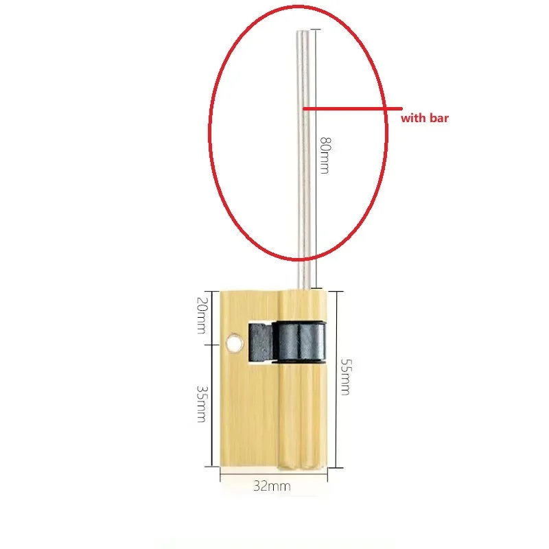 Латунный цилиндр замка для умного дверного замка с хвостовиком, класс C
Латунный цилиндр замка для умного дверного замка с хвостовиком, класс C