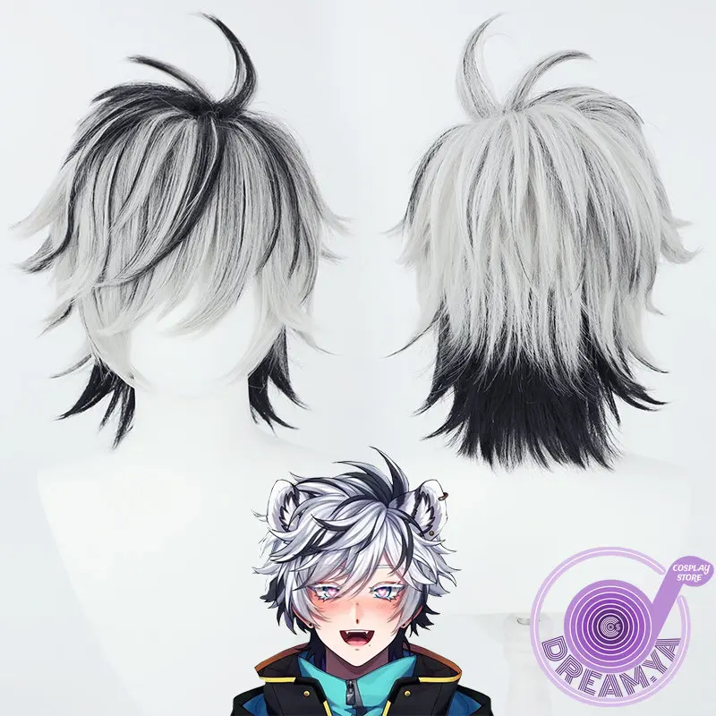 Cielwave Cosplay Wig Vtuber Gray Black Mixed Short Heat Resistant Synthetic Hair Role Play Halloween Carnival Party Headwear
Cielwave Cosplay Wig Vtuber Gray Black Mixed Short Heat Resistant Synthetic Hair Role Play Halloween Carnival Party Headwear
