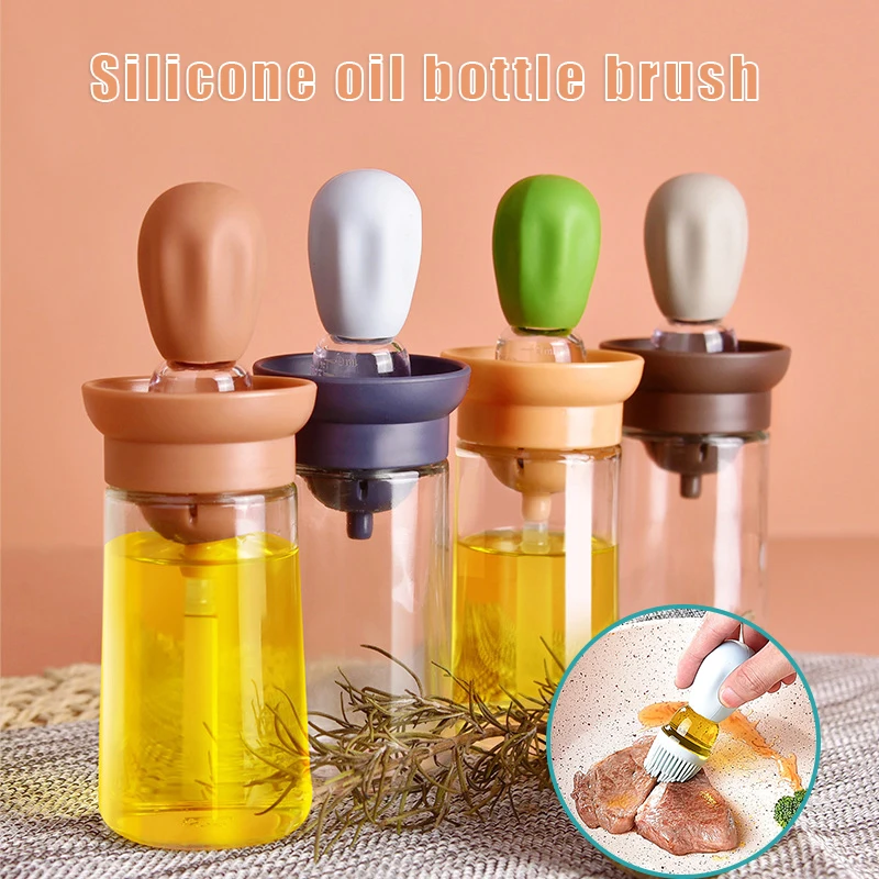 180ml 2 In 1 Oil Dispenser Bottle With Brush Press-type Oil Metering Silicone Oil Bottle Seasoning Bottle For Dispenser Bottle 
180ml 2 In 1 Oil Dispenser Bottle With Brush Press-type Oil Metering Silicone Oil Bottle Seasoning Bottle For Dispenser Bottle