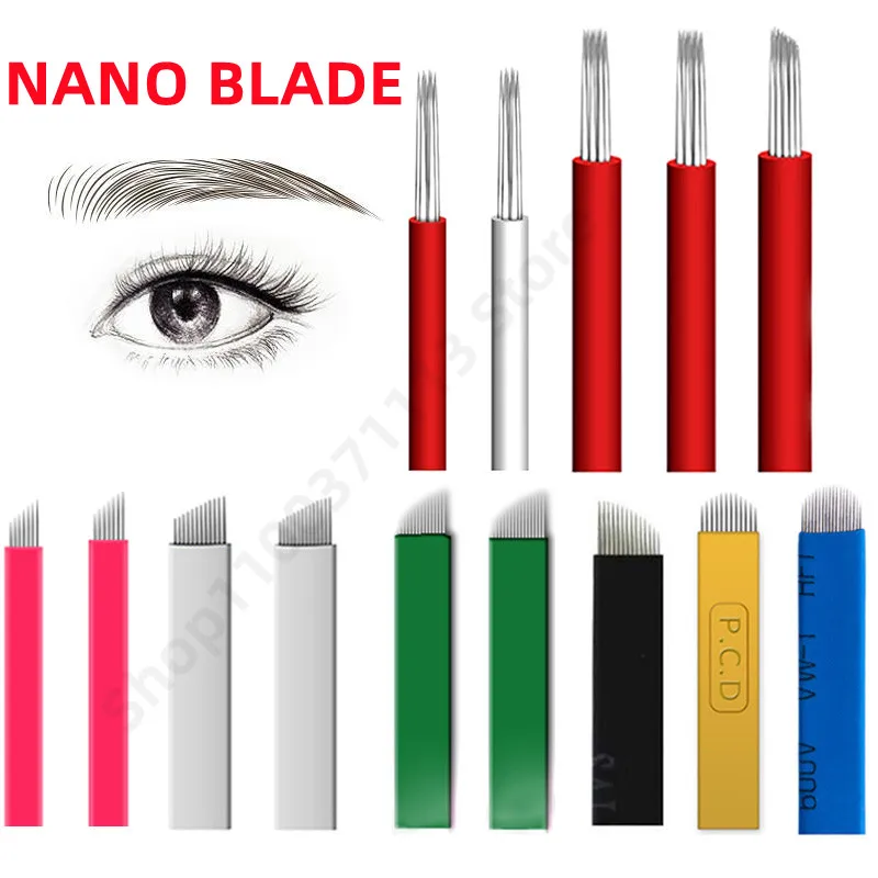 50pcs Microblading Tebori Blades Needles fog needlesTattoo needles Permanent Makeup Needle Manual Eyebrow Blades
50pcs Microblading Tebori Blades Needles fog needlesTattoo needles Permanent Makeup Needle Manual Eyebrow Blades