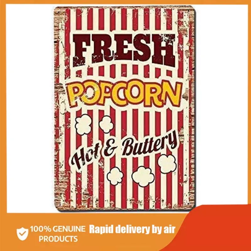 Fresh Popcorn Hot Buttery Sign Metal Tin Sign Poster Aluminum Sign Decor For Home Bar Diner Pub,Vintage Metal Pub Club Cafe bar
Fresh Popcorn Hot Buttery Sign Metal Tin Sign Poster Aluminum Sign Decor For Home Bar Diner Pub,Vintage Metal Pub Club Cafe bar