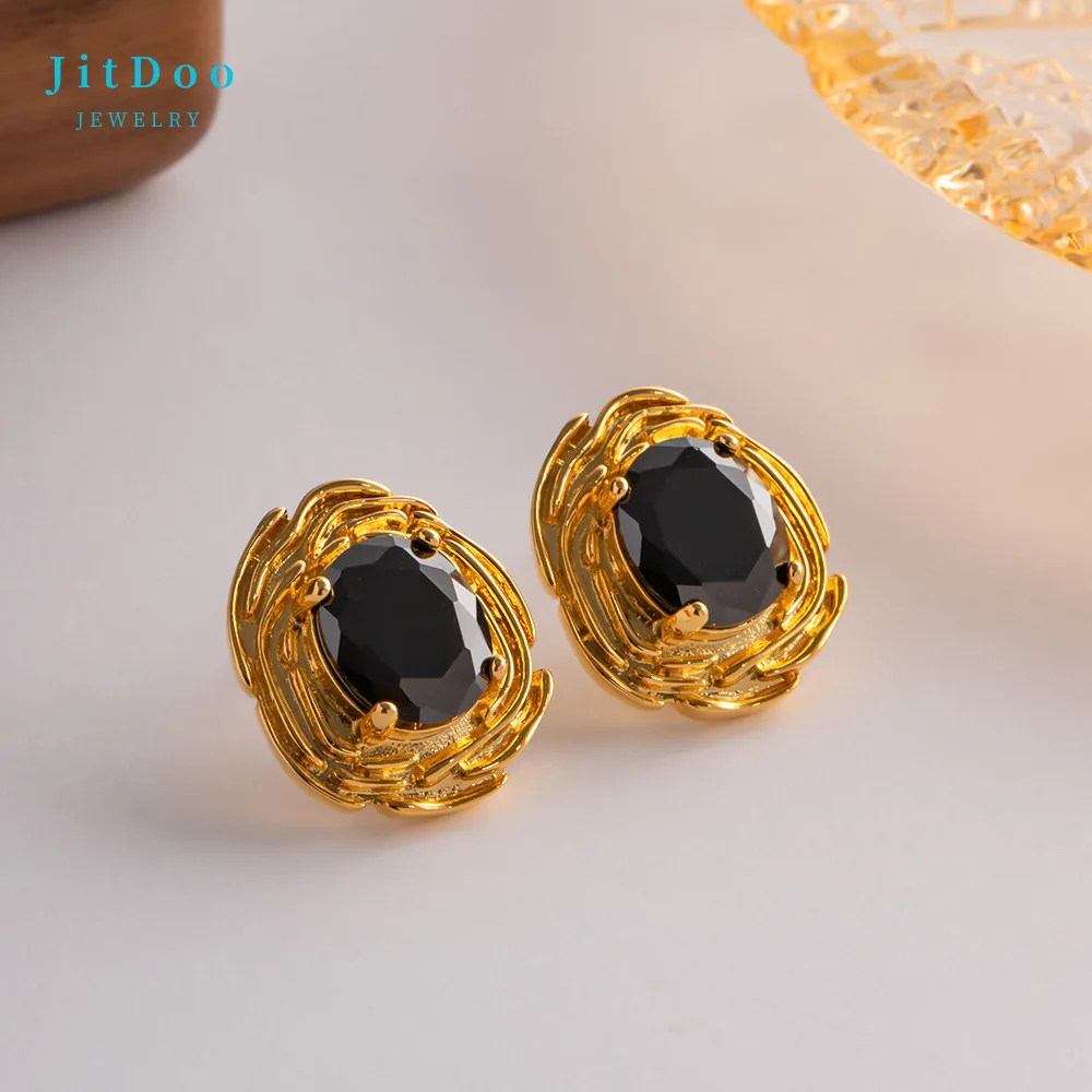 JitDoo New Arrivals Gold Color 925 Silver Needles Vintage Earrings for Women Luxury Palace Style High-end Wedding Gifts
JitDoo New Arrivals Gold Color 925 Silver Needles Vintage Earrings for Women Luxury Palace Style High-end Wedding Gifts
