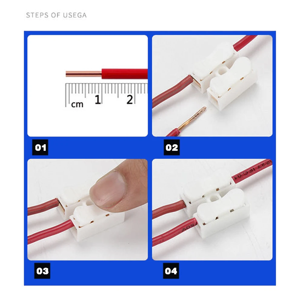 10pcs Wiring Clip Wire 2/14 Hole Terminal Transparent Block Clamp Connector Fix Good insulation Household Push-in
10pcs Wiring Clip Wire 2/14 Hole Terminal Transparent Block Clamp Connector Fix Good insulation Household Push-in