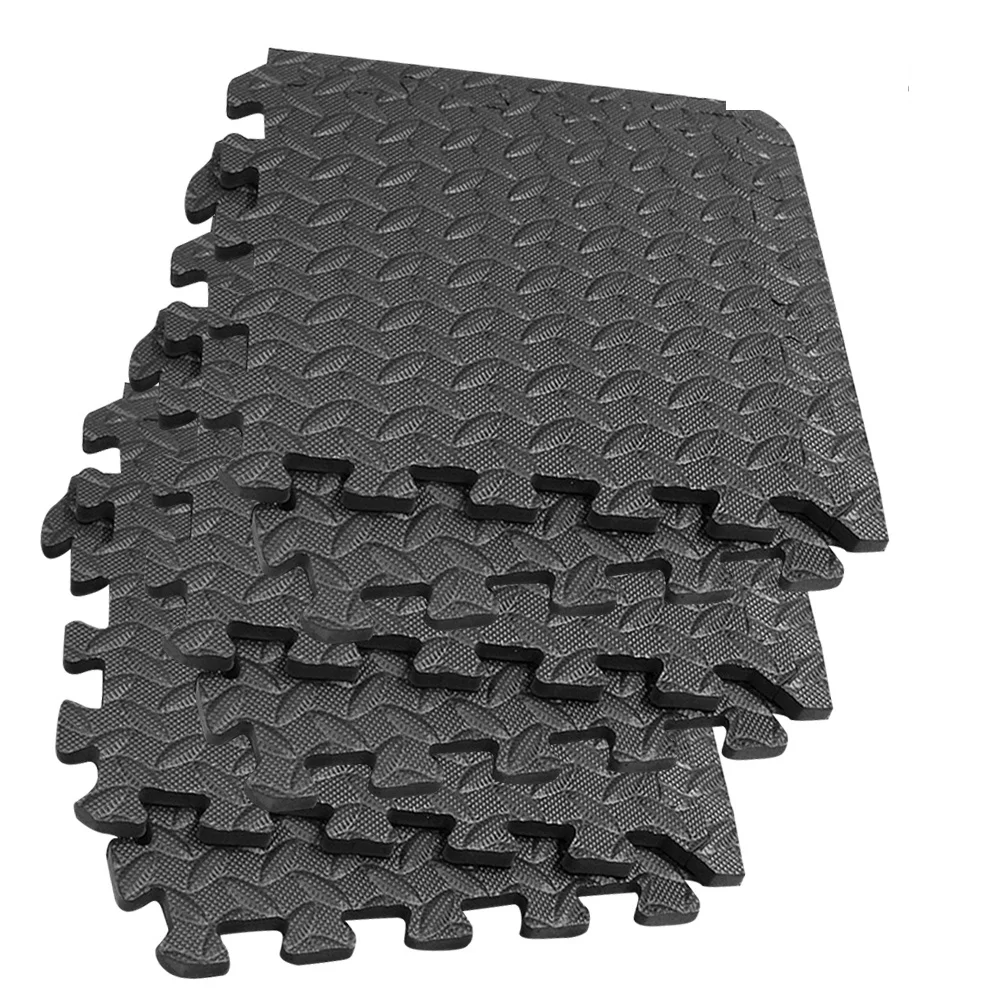 

8 Pcs Leaf Grain Play Mat Splicing Foam Tiles Floor Kids Puzzles Absorption Pad Patchwork Rug Brick Pads Gym