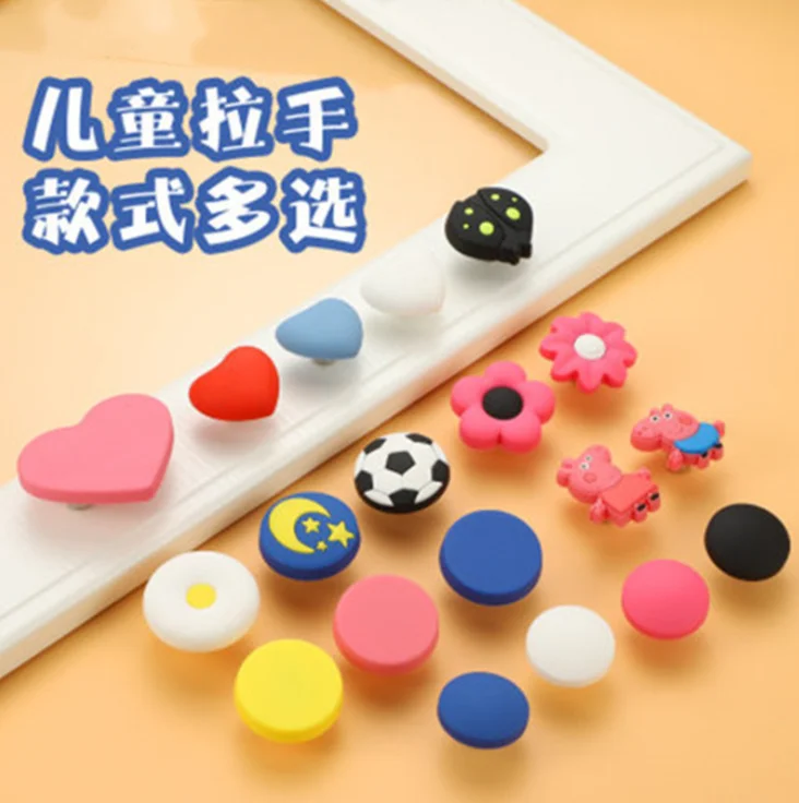 Rubber Furniture Door Handles Children Colorful Pink Blue Yellow Round Knobs for Kitchen Cabinet Cupboard Wardrobe Drawer Pulls
Rubber Furniture Door Handles Children Colorful Pink Blue Yellow Round Knobs for Kitchen Cabinet Cupboard Wardrobe Drawer Pulls