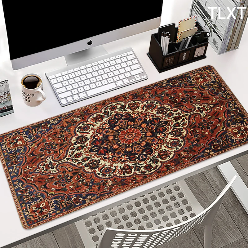Beautiful Persian Carpet Design Keyboard Mat Large Extended Mousepad Printing Unique Gaming Player Mouse Pad 90X40CM MousePad
Beautiful Persian Carpet Design Keyboard Mat Large Extended Mousepad Printing Unique Gaming Player Mouse Pad 90X40CM MousePad