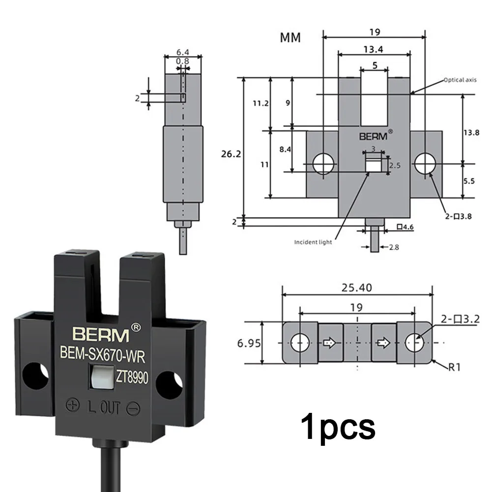 SX674-WR SX670-WR SX672-WR Sensor Switch Photoelectric Switch 1 PCS Accessories Hot Sale New Parts U-type High Quality
SX674-WR SX670-WR SX672-WR Sensor Switch Photoelectric Switch 1 PCS Accessories Hot Sale New Parts U-type High Quality