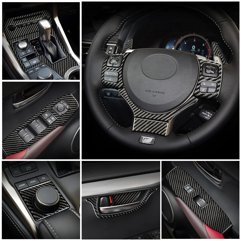 Accessories For Lexus NX 2014-2019 Carbon Fiber Interior Gearshift Air Conditioning CD Panel Door Armrest Cover Trim Car Sticker 
Accessories For Lexus NX 2014-2019 Carbon Fiber Interior Gearshift Air Conditioning CD Panel Door Armrest Cover Trim Car Sticker