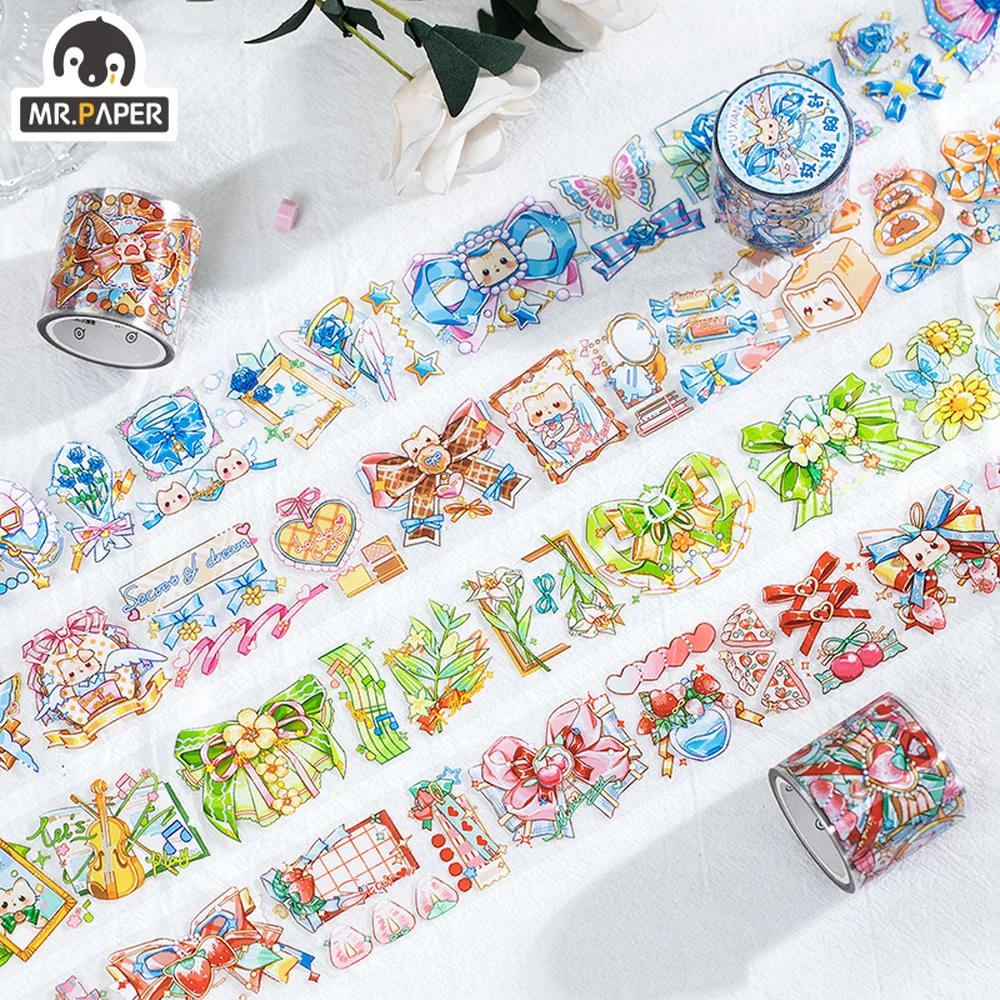 Mr.paper 4 Style Cartoon PET Tape Hand-painted Cute Cat Peach Series Hand Account Material DIY Decorative Tape Stickers
Mr.paper 4 Style Cartoon PET Tape Hand-painted Cute Cat Peach Series Hand Account Material DIY Decorative Tape Stickers