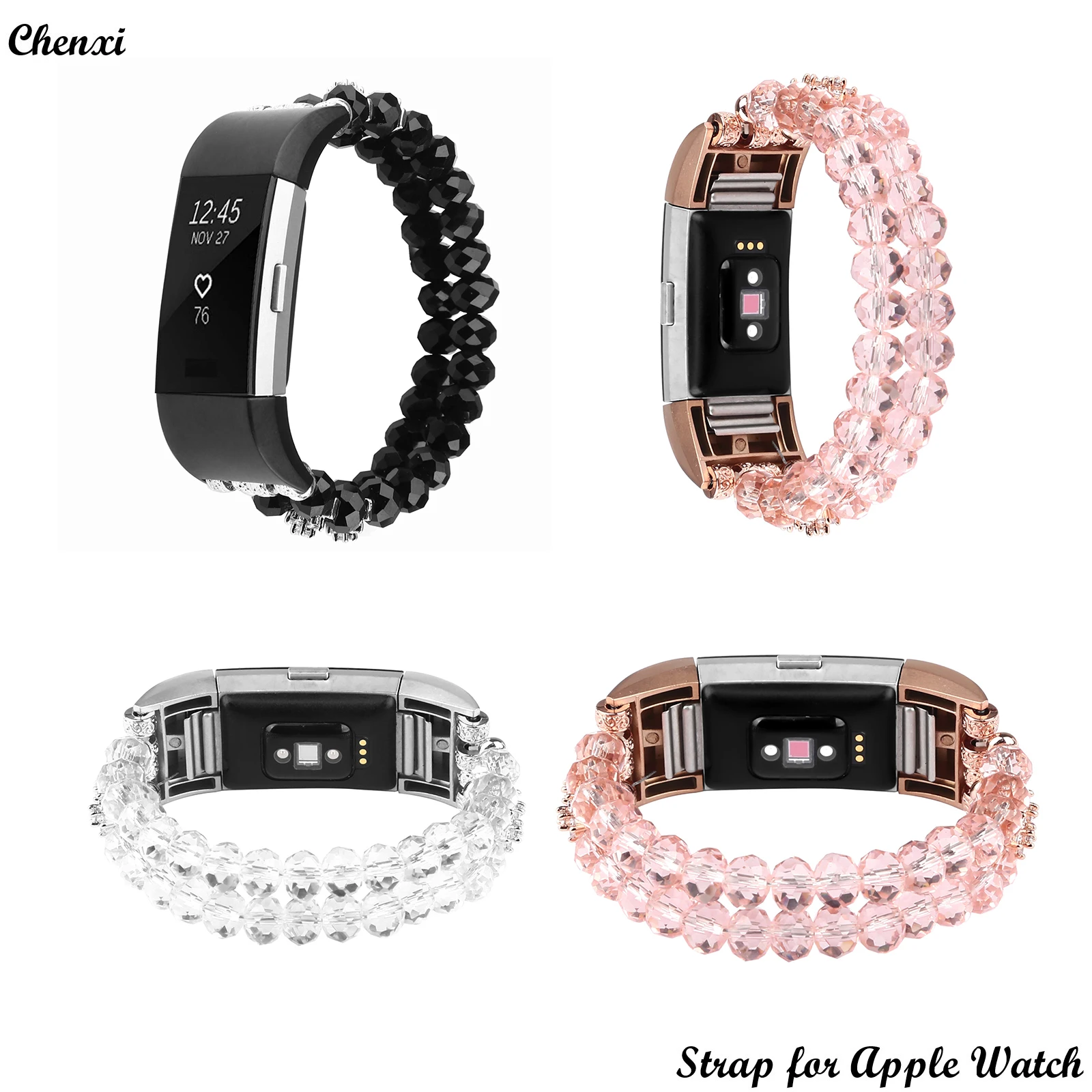 Ornament strap for Fitbit charge 5 band crystal pearl strap for charge 5 Stretch jewelry women's wrist
Ornament strap for Fitbit charge 5 band crystal pearl strap for charge 5 Stretch jewelry women's wrist