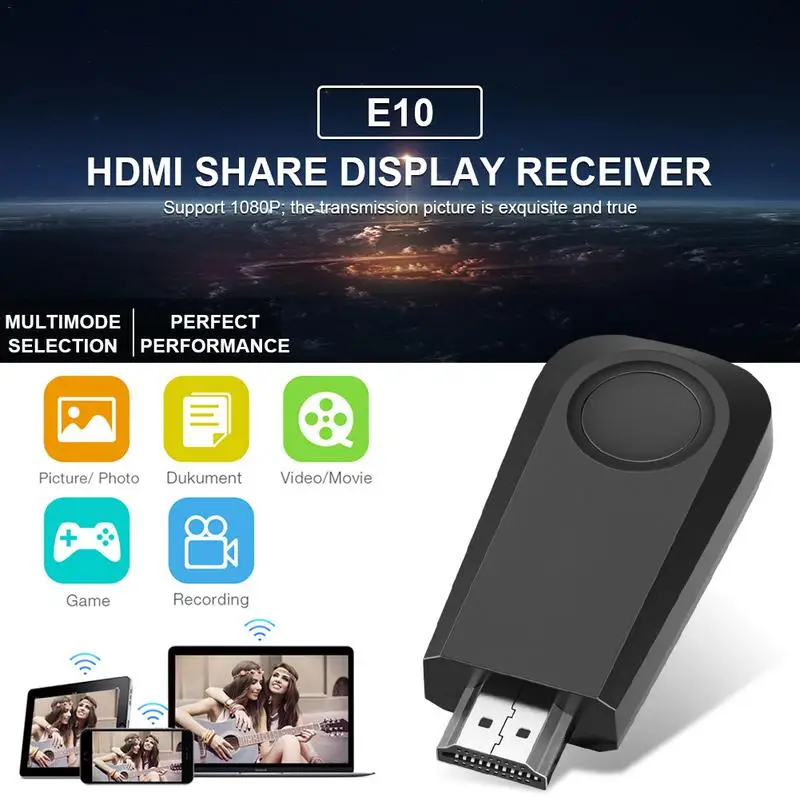 Wireless Display Dongle Adapter 1080P Wireless Adapter Receiver Audio Adapter Home Audio And Video Equipment
Wireless Display Dongle Adapter 1080P Wireless Adapter Receiver Audio Adapter Home Audio And Video Equipment