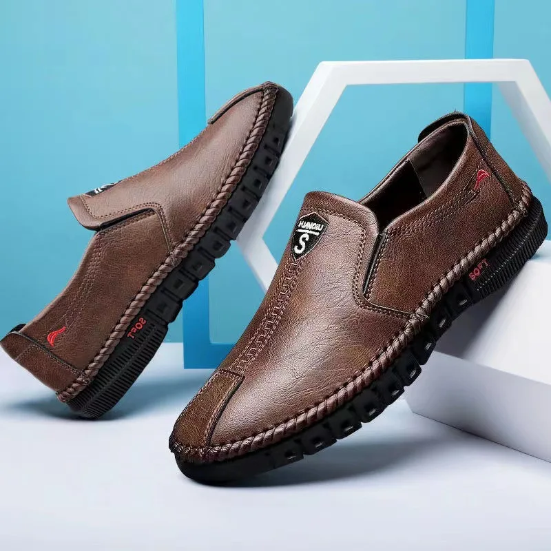 Men's Business Casual Shoes Korean Version Of The Trend Of Leather Shoes Men Soft Bottom Driving Shoes Slip On Flat Heel Single
Men's Business Casual Shoes Korean Version Of The Trend Of Leather Shoes Men Soft Bottom Driving Shoes Slip On Flat Heel Single