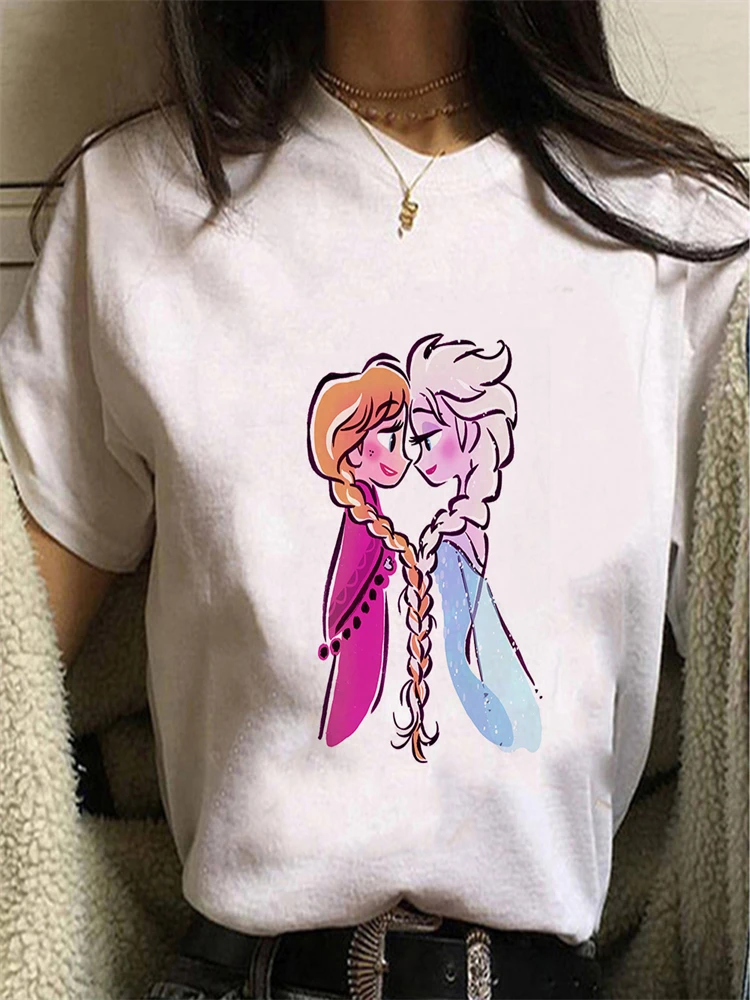 Disney Women T-Shirts High Quality Hot Selling Tops Clothes Kawaii White Short Sleeve Frozen Series Female T Shirts Trendy Tees
Disney Women T-Shirts High Quality Hot Selling Tops Clothes Kawaii White Short Sleeve Frozen Series Female T Shirts Trendy Tees