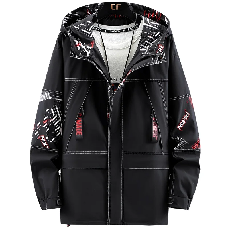 2022 Spring Autumn Overcoat Long Hooded Windbreaker Large Size 6XL 7XL 8XL9XL Male Jacket Men's Tooling Jacket Loose 300 KG Top
2022 Spring Autumn Overcoat Long Hooded Windbreaker Large Size 6XL 7XL 8XL9XL Male Jacket Men's Tooling Jacket Loose 300 KG Top
