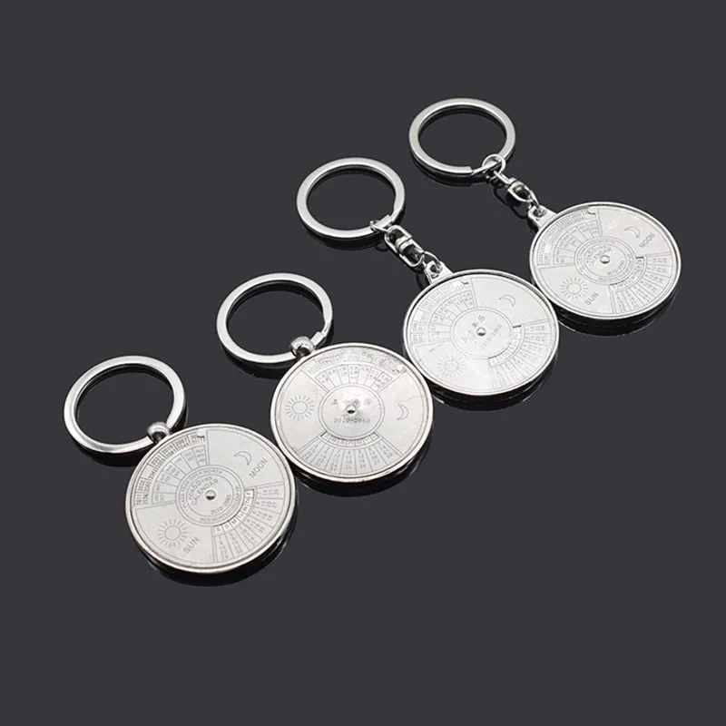 Mini 50 Years Perpetual Calendar Key Chain for Car key Origin Design Silver Color Unisex Metal Moto Car Keyring Accessories Gift
Mini 50 Years Perpetual Calendar Key Chain for Car key Origin Design Silver Color Unisex Metal Moto Car Keyring Accessories Gift