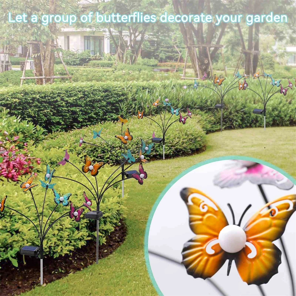 Solar Waterproof Garden Lights Butterflies Lamp Home Holiday Christmas Tree Party Luminous Ornaments Xmas Gift Outdoor Decor
Solar Waterproof Garden Lights Butterflies Lamp Home Holiday Christmas Tree Party Luminous Ornaments Xmas Gift Outdoor Decor