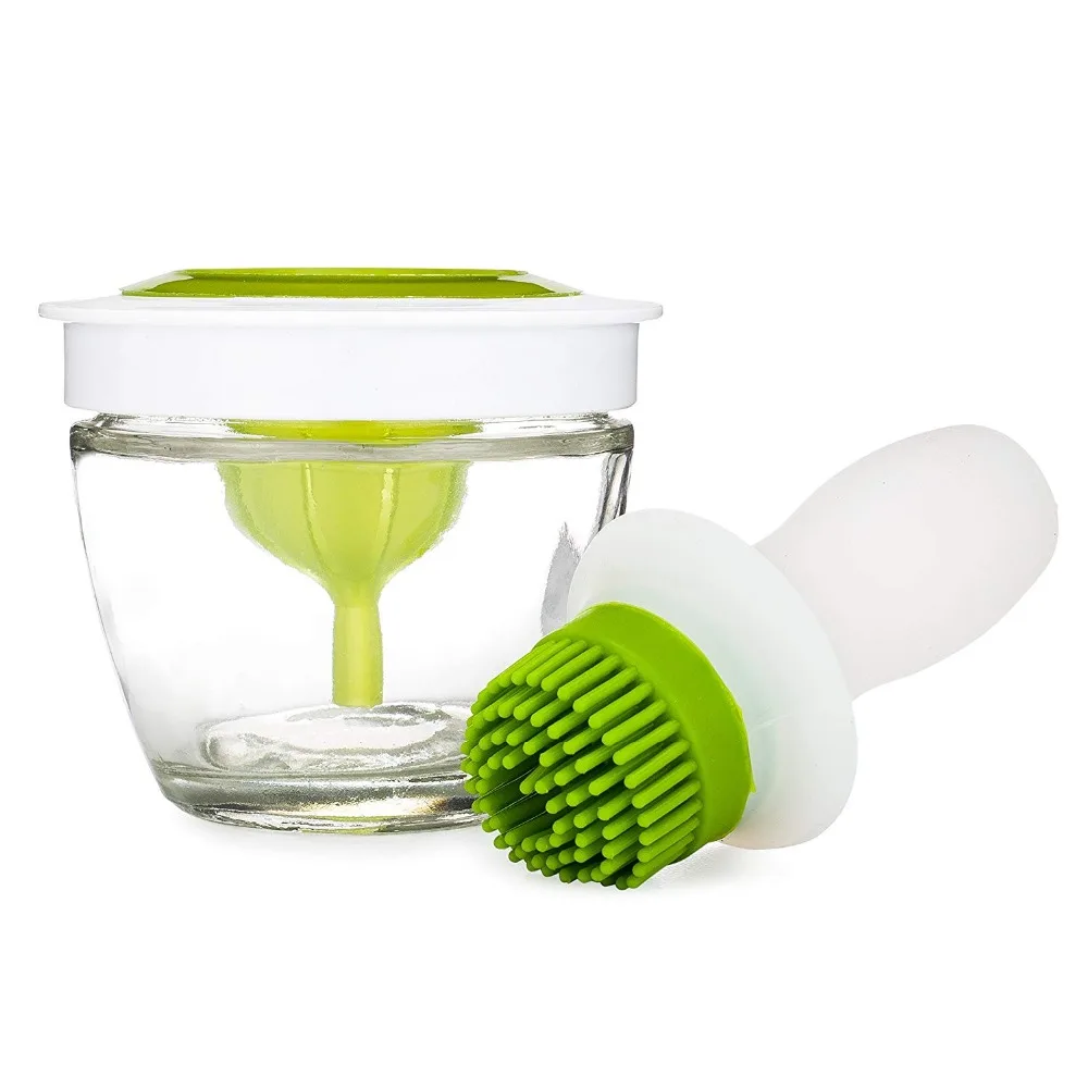 1PC Silicone Brush Baking Tools Glass Oil Pot Brush Heat Resisting BBQ Kitchen Tool Grill Oil Bottle Brushes Roast Meat
1PC Silicone Brush Baking Tools Glass Oil Pot Brush Heat Resisting BBQ Kitchen Tool Grill Oil Bottle Brushes Roast Meat