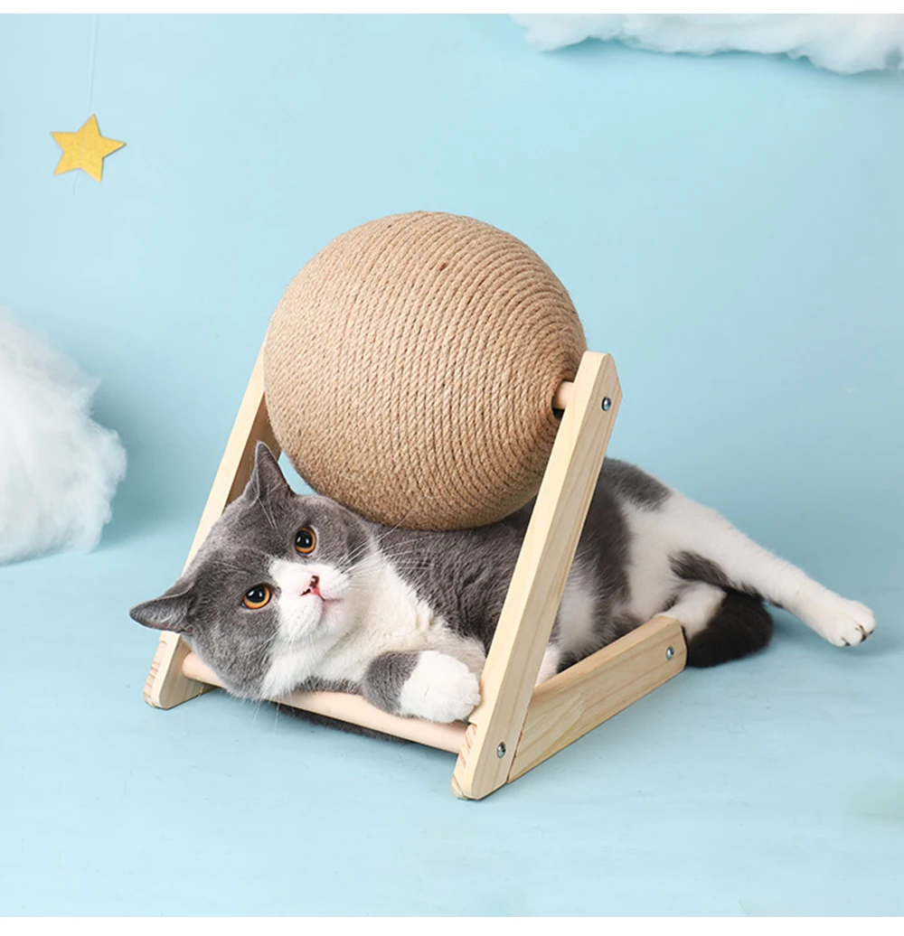 Cat Scratching Ball Toy Kitten Sisal Rope Ball Board Grinding Paws Toys Cats Scratcher Wear-resistant Pet Furniture supplies
Cat Scratching Ball Toy Kitten Sisal Rope Ball Board Grinding Paws Toys Cats Scratcher Wear-resistant Pet Furniture supplies