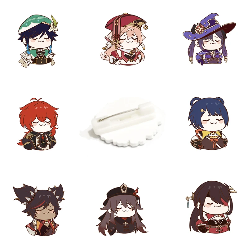 Q Version Genshin Impact Shape Animation Pattern Children Badges Pins Epoxy Resin Brooches for Party Decoration Jewelry QYS812
Q Version Genshin Impact Shape Animation Pattern Children Badges Pins Epoxy Resin Brooches for Party Decoration Jewelry QYS812